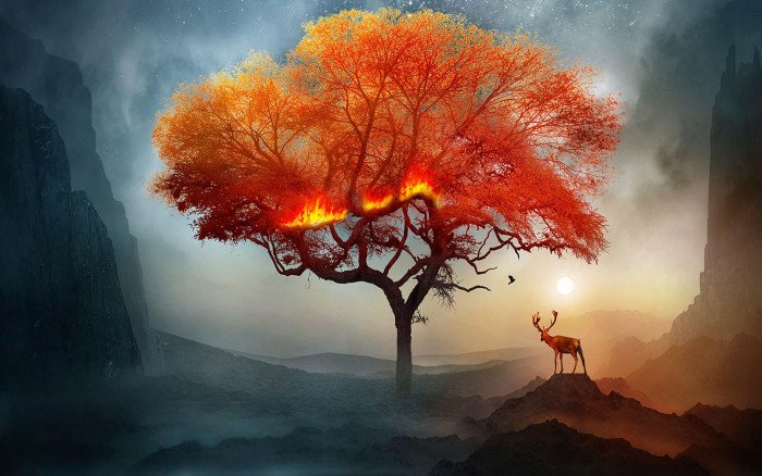 Deer tree 87