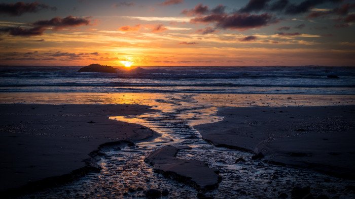 Sunset at Hug Point 2k
