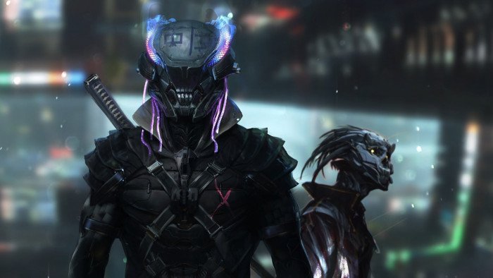 Future Robot Costume Helmet Fantasy Art Fiction Cyborg