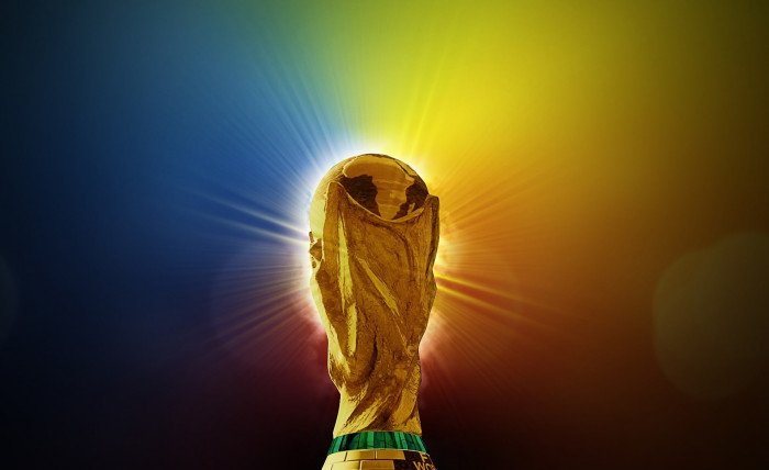 FIFA World Cup HD Wallpaper gold trophy illustration