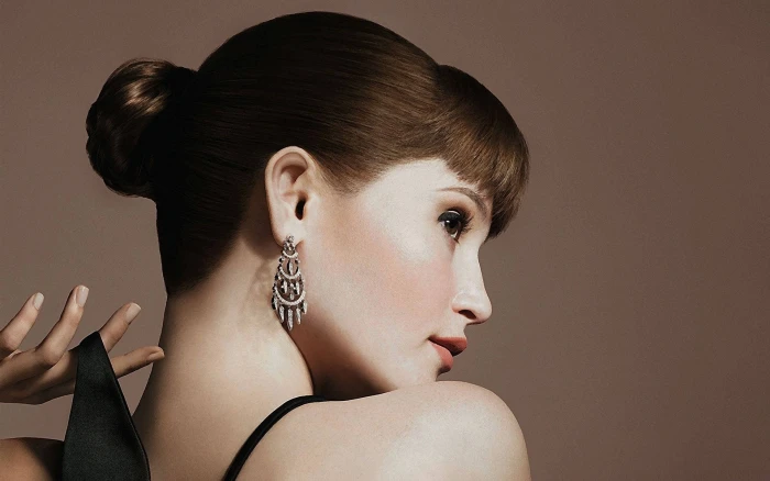 gemma arterton neatly styled hair actress hollywood