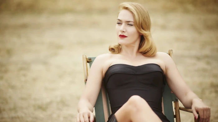 kate winslet black tube dress actress hollywood 2k