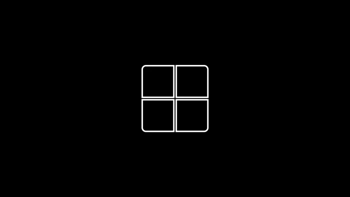 Simple Windows logo and nothing else 2k