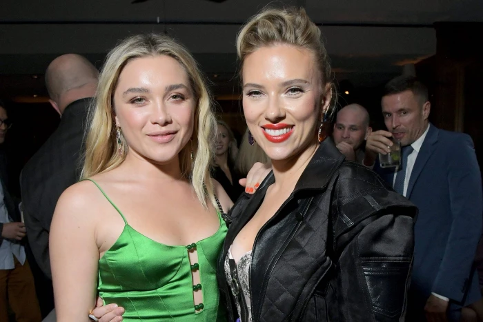 florence pugh with scarlett johansson actress hollywood 2k