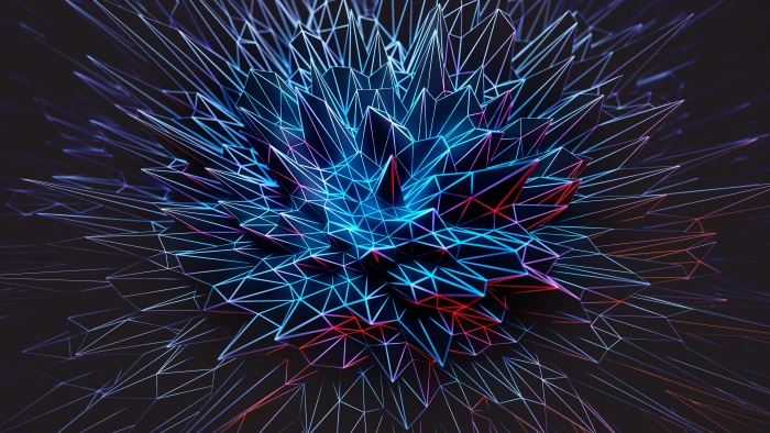 uhd digital art abstract polygonal spike spikes 29 2k 4k 5k