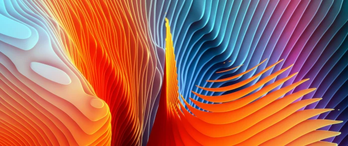 abstract ultrawide multi colored pattern creativity backgrounds 2k