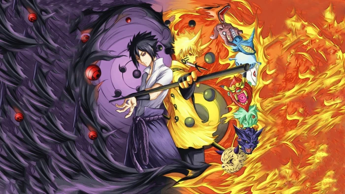 Naruto and Sasuke untitled Shippuuden Uzumaki