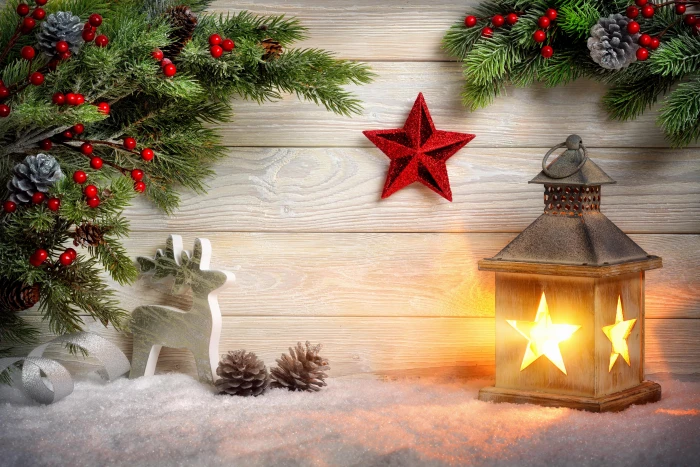 lamp New Year toys Christmas decorations fir tree 2k 4k 5k 8k