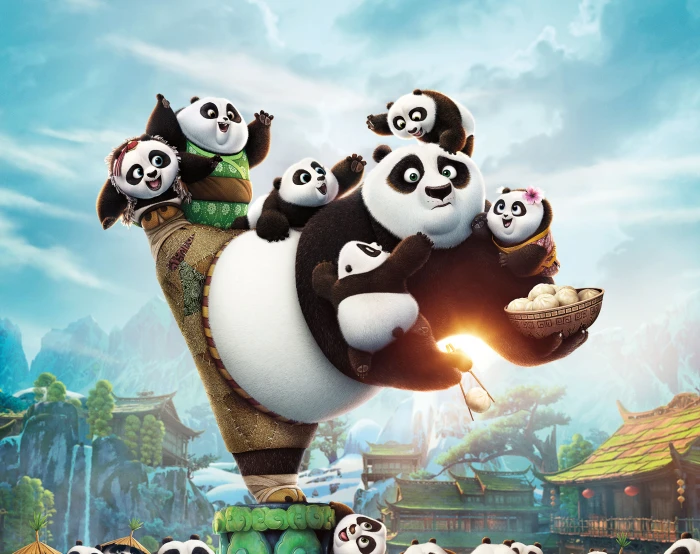 Kung Fu Panda wallpaper kung fu panda 3 kids snowman 2k 4k