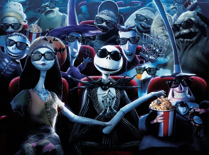 Nightmare Before Christmas Jack Skellington illustration Movies 2k