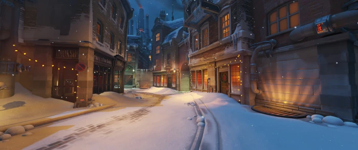 snow the city street game home Christmas Blizzard 2k 4k 5k