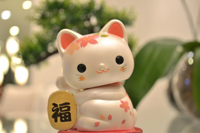 Maneki Neko Cat Japanese Lucky japanese cat ornament 2k 4k
