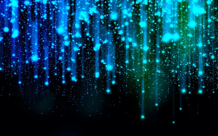 blue and black neon drop lights surface line point backgrounds 2k