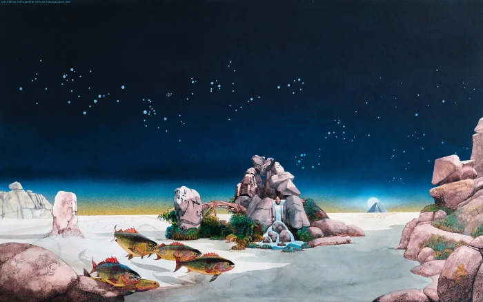 Roger Dean fantasy art fish rock Yes progressive