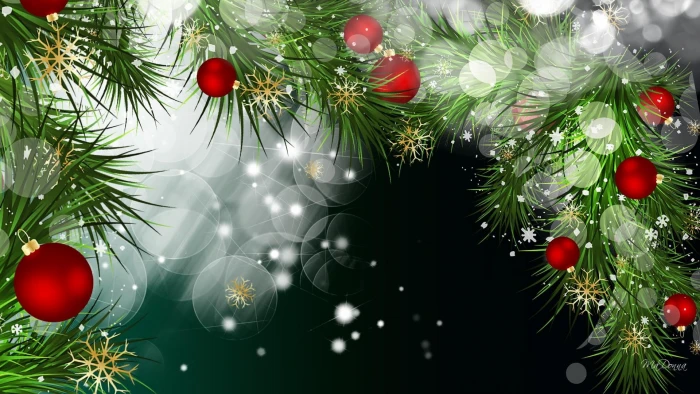 Best Bright Christmas decorations balls feliz navidad green