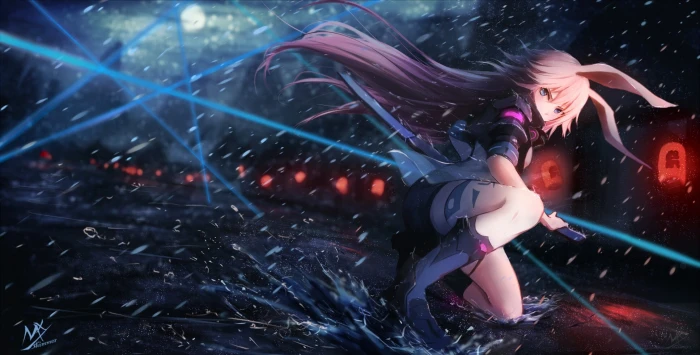 girl anime character wallpaper cropped girls bunny ears 7