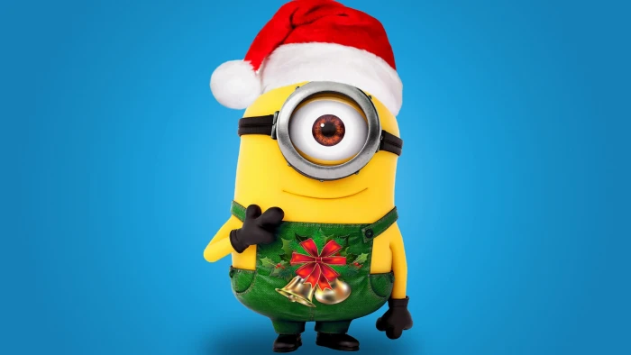 minion plush toy minions Christmas blue yellow childhood 2k