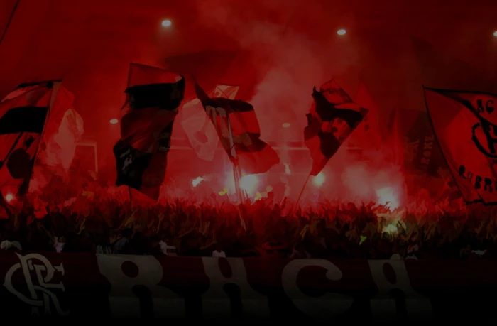 red flags Flamengo Torcida Rio de Janeiro soccer Brazil