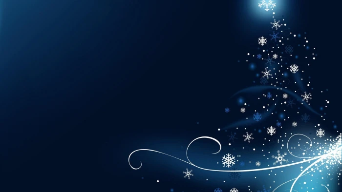 snow new year christmas tree snowflakes holiday