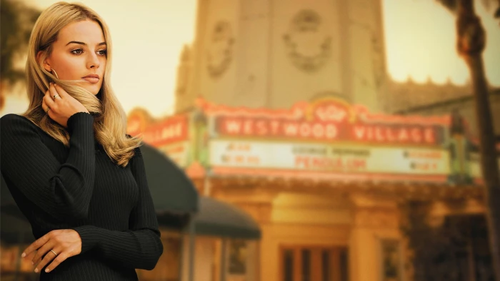 actress blonde Margot Robbie once upon a time in hollywood 2k