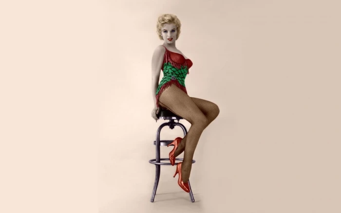 Actresses Marilyn Monroe Celebrity High Heels Stool