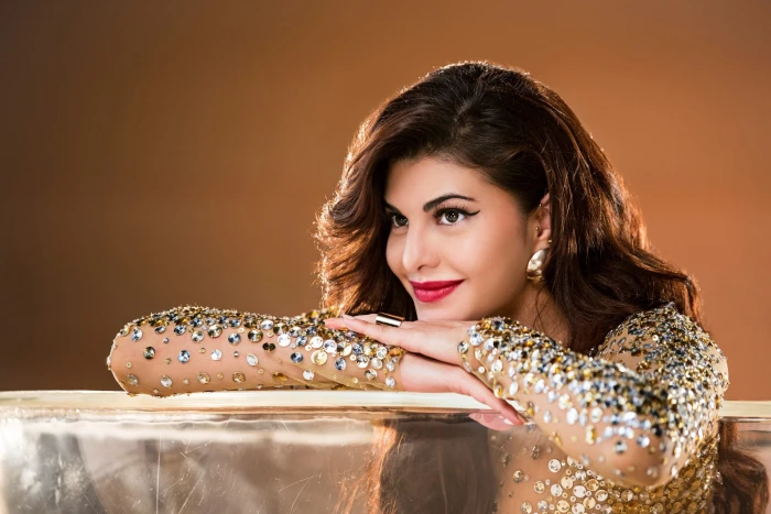 Actresses Jacqueline Fernandez Brown Eyes Brunette Lipstick 2k