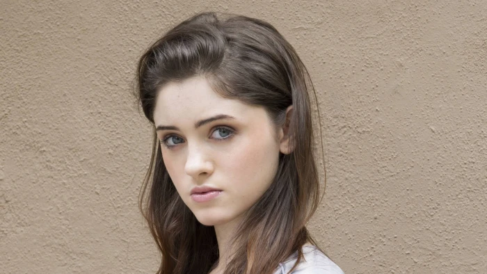 Actresses Natalia Dyer Blue Eyes Brunette Celebrity Face 2k