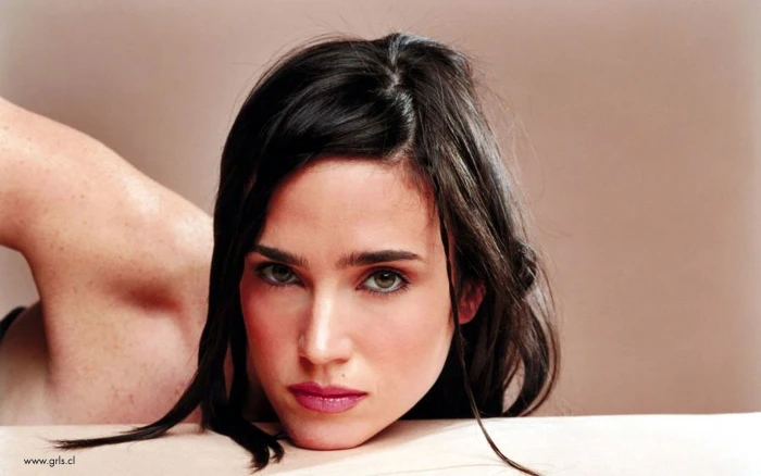 Actresses Jennifer Connelly portrait young adult indoors