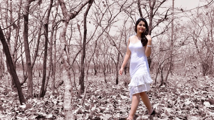 Actresses Rashi Khanna tree one person young adult bare