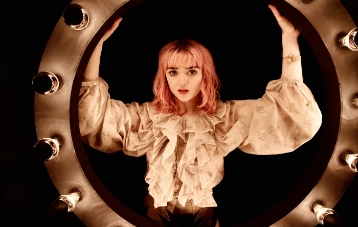 Actresses Maisie Williams English Pink Hair 2k 4k 5k 8k