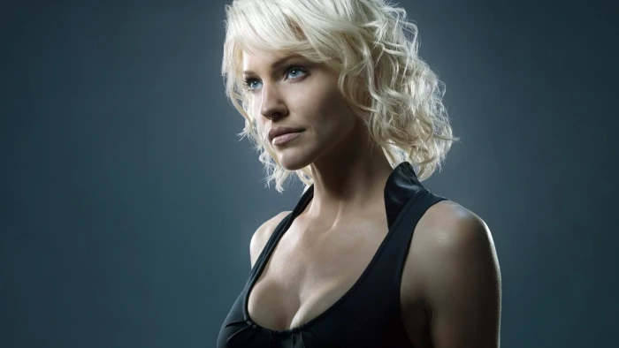 women Tricia Helfer blonde actress Cylons Battlestar Galactica