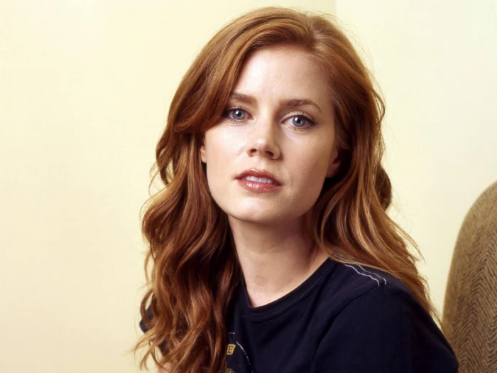 amy adams actress face makeup women's black crew neck shirt