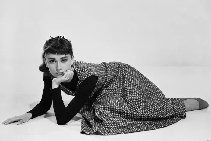 Audrey Hepburn actress women monochrome one person young adult 2k