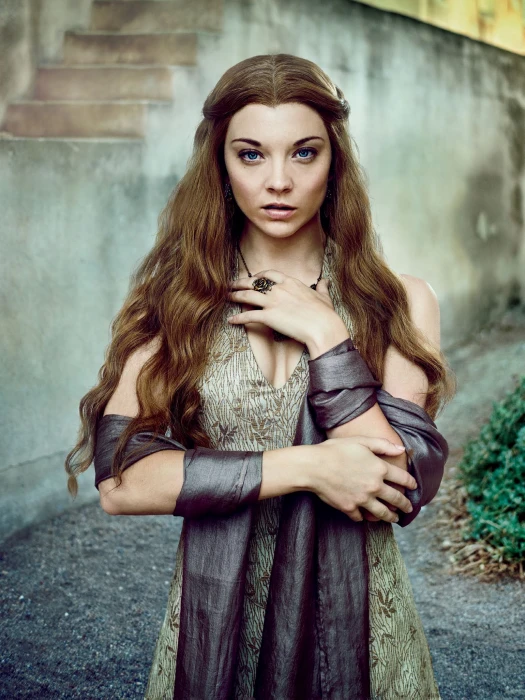 Natalie Dormer Margaery Tyrell women Game of Thrones blue eyes