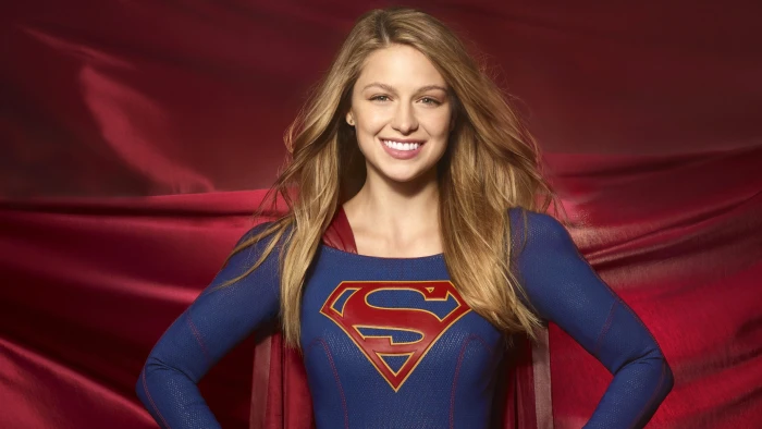 Melissa Benoist as Supergirl actress TV blonde green eyes 2k
