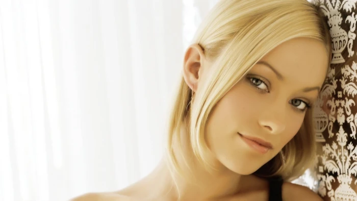 Olivia Wilde portrait face blonde actress celebrity women