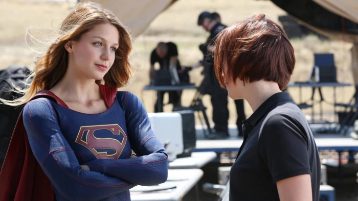 Melissa Benoist actress long hair blue eyes Supergirl