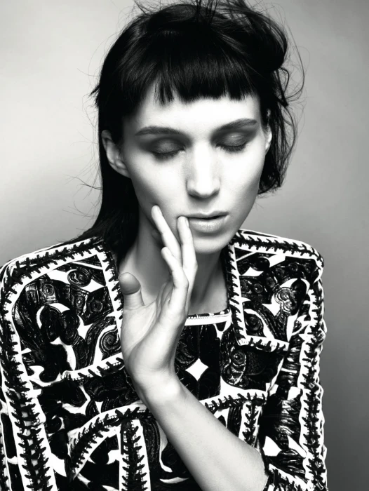 Rooney Mara actress monochrome women 16