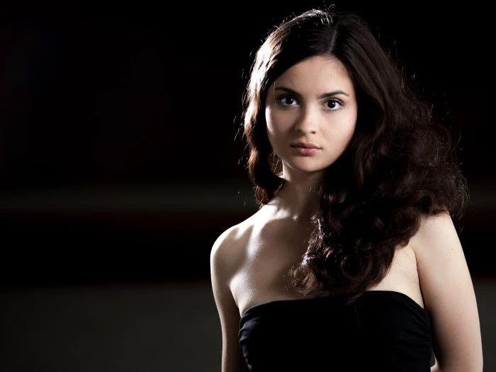 women actress brunette long hair Eva Josef kov czech 2k