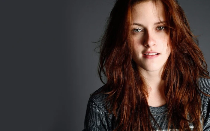 women Kristen Stewart redhead actress celebrity portrait