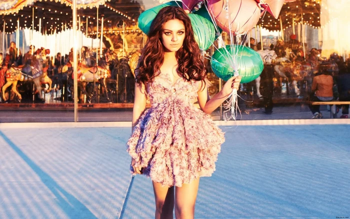 women Mila Kunis actress front view one person real people
