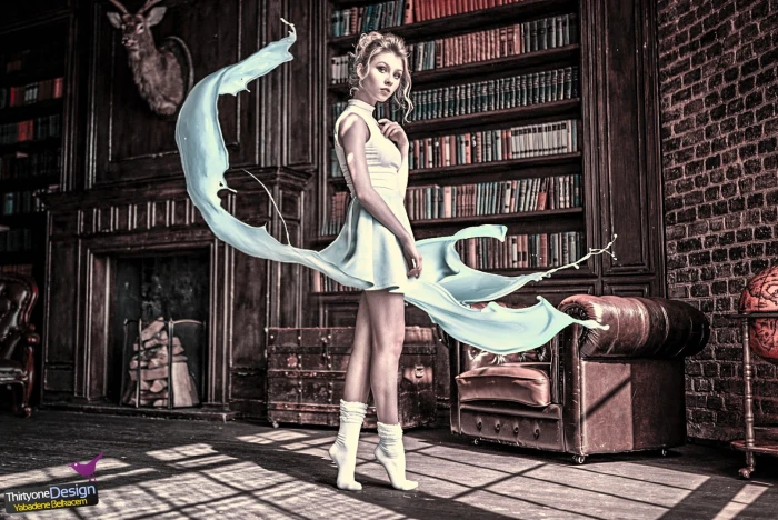 women splashes robes actress Alice Tarasenko full length