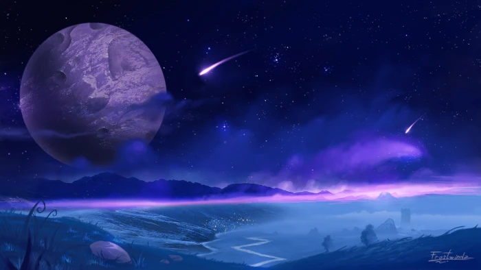 3 16 9 Aspect Ratio s SFW night star space astronomy 2k