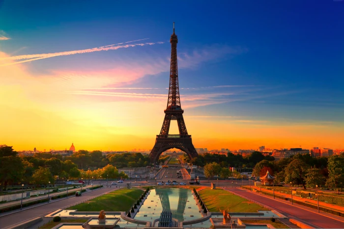 Eiffel Tower France Paris 2k 4k 5k 8k