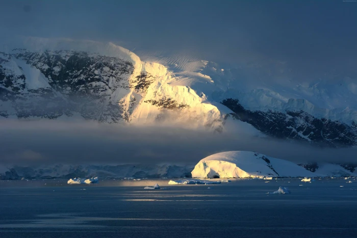 hd snow Antarctica mountain iceberg 2k 4k 5k