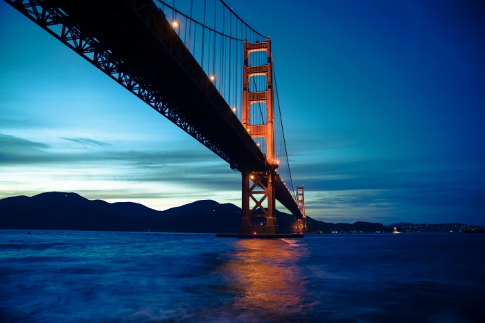 USA California Sunset Golden Gate Bridge San Francisco 2k 4k 5k 8k