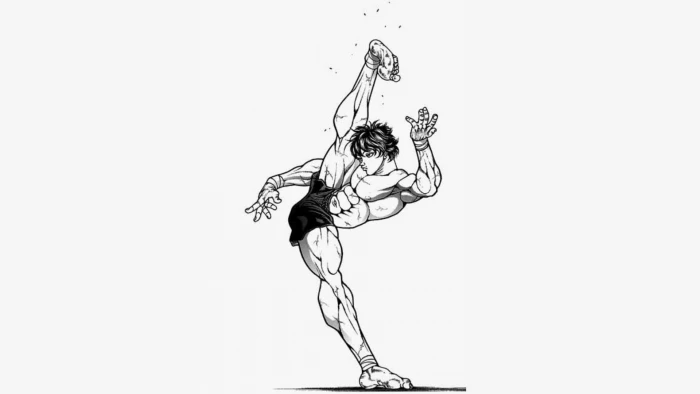 Baki the Grappler Hanma anime boys manga 2k