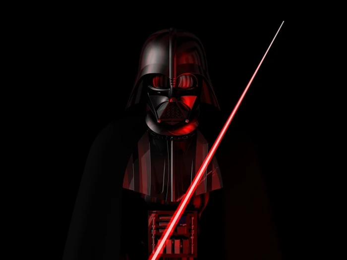 Star Wars Darth Vader stars wars Dark Side black Color men 2k
