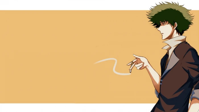 Cowboy Bebop Spike Spiegel wallpaper anime copy space one person 2k