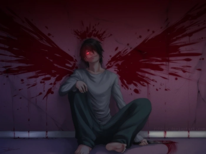 death note wings weapons blade l Anime Death Note HD Art